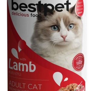 Bestpet Gravy Lamb Parça Kuzu Etli Kedi Konservesi 400 Gr