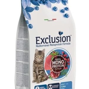 Exclusion Monoprotein Ton Balıklı Düşük Tahıllı Yetişkin Kedi Maması 12 Kg