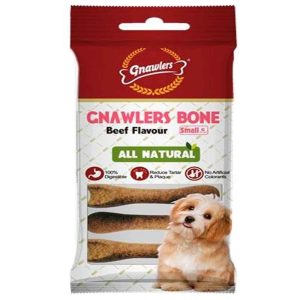 Gnawlers Köpek Ödül Kemiği Beef (Biftek) Flavour 6'lı Paket