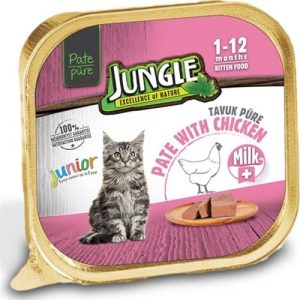 Jungle Tavuklu Kıyılmış Yavru Kedi Konservesi 100 g
