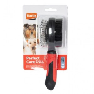 Karlie Pro Çift Taraflı Köpek Fırçası 6x22