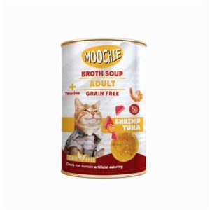 Moochie Karides Ton Balık Yetişkin Kedi Çorbası 135 ML