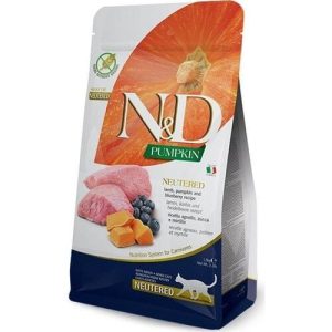 ND Kuzu Etli Balkabaklı Kısır Kedi Maması 5 Kg