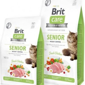 Brit Care Tahılsız Senior Weight Control Tavuklu Yaşlı Kedi Maması 2 kg